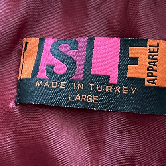 Isle Apparel Long Tunic Coat Multi Color Size Large - Picture 2 of 9